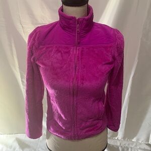 Place ￼ pink lightweight girls, jacket, size L (10/12)